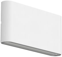 LED-Wandleuchte Sir Heian iQLEDS Flat 10W 3000…5700K 950…1060lm 8° IP65 weiss