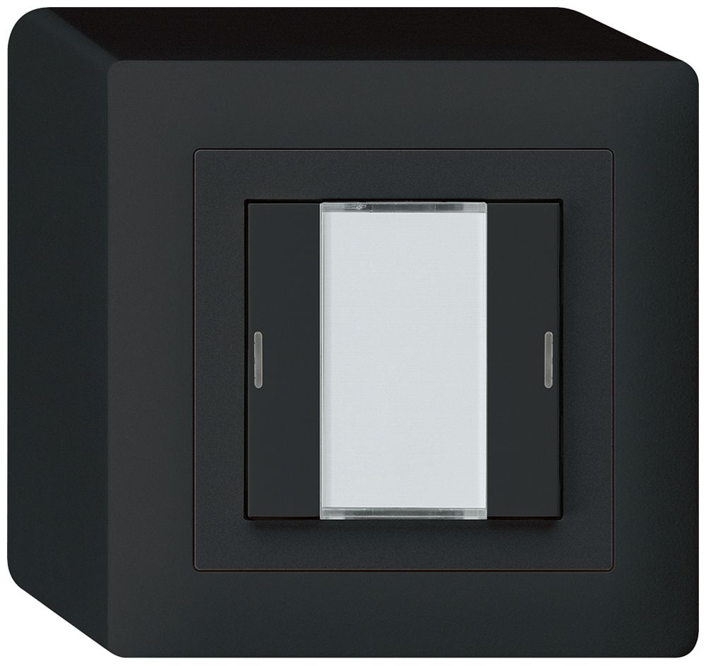 AP-Taster kallysto KNX 2×schwarz RGB LED s/e-link