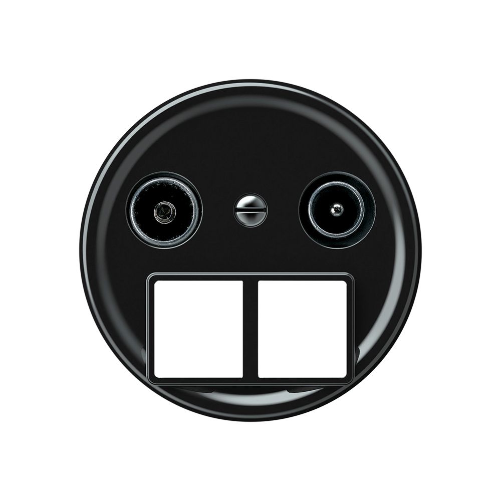 Multimediadose TV-R origin Durchgangsdose 15dB 1.7dB schwarz