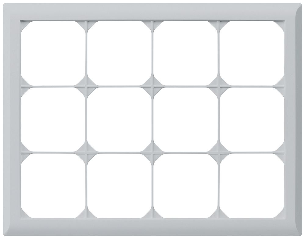 UP-Abdeckrahmen kallysto.line 4×3 hellgrau horizontal 212×272mm