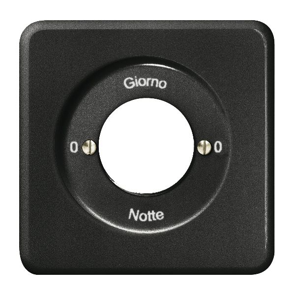 Kit frontal 0-Giorno-0-Notte per interr. a chiave nero