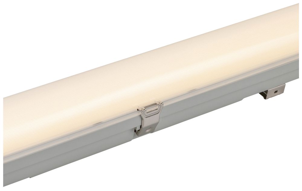 LED-Feuchtraumleuchte SLV WATERPROOF V 9/18W 2010lm 830/840 IP66 0.6m grau