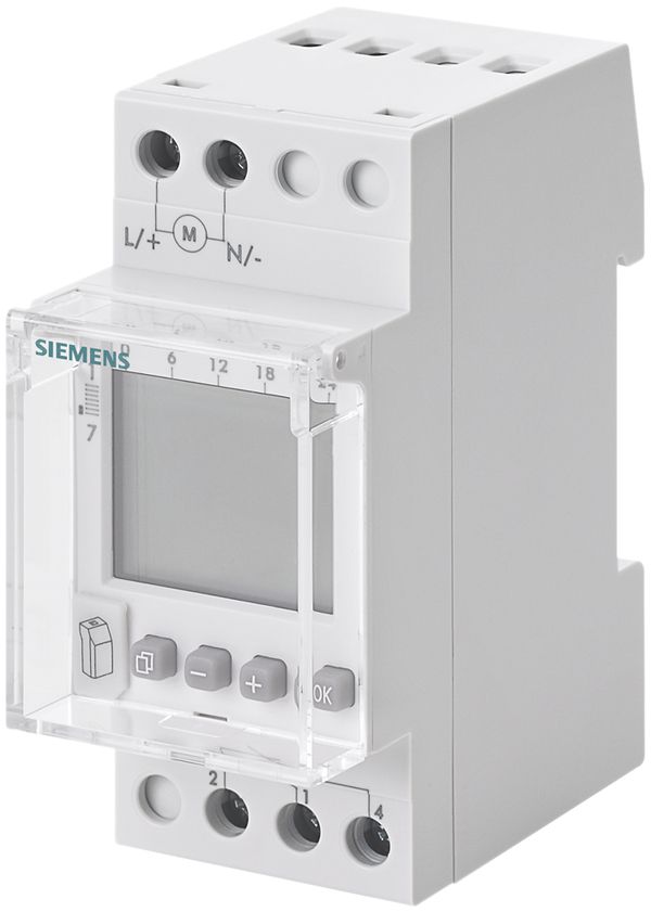 Timer settimanale AMD Siemens SENTRON PROFI, 24VUC 1 canale 16A 2UM