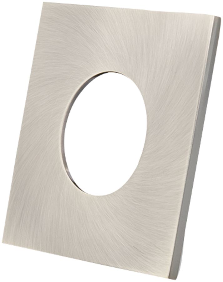Bague décorative DOTLUX, p.Downlight LED MULTI/MULTIsun 84×84mm nickel satiné