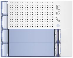 Frontblende für Tür-Lautsprecher-Modul Sfera mit 2 Ruftasten weiss