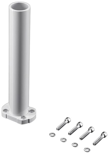 Adapter Rittal CP 6206.650 für CP60 auf Ø48mm Stahl grau 300mm