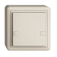 Poussoir KNX RGB AP EDUE, 250mW, a.LED RGB, 1×poussoir, comm.2×touches, crema