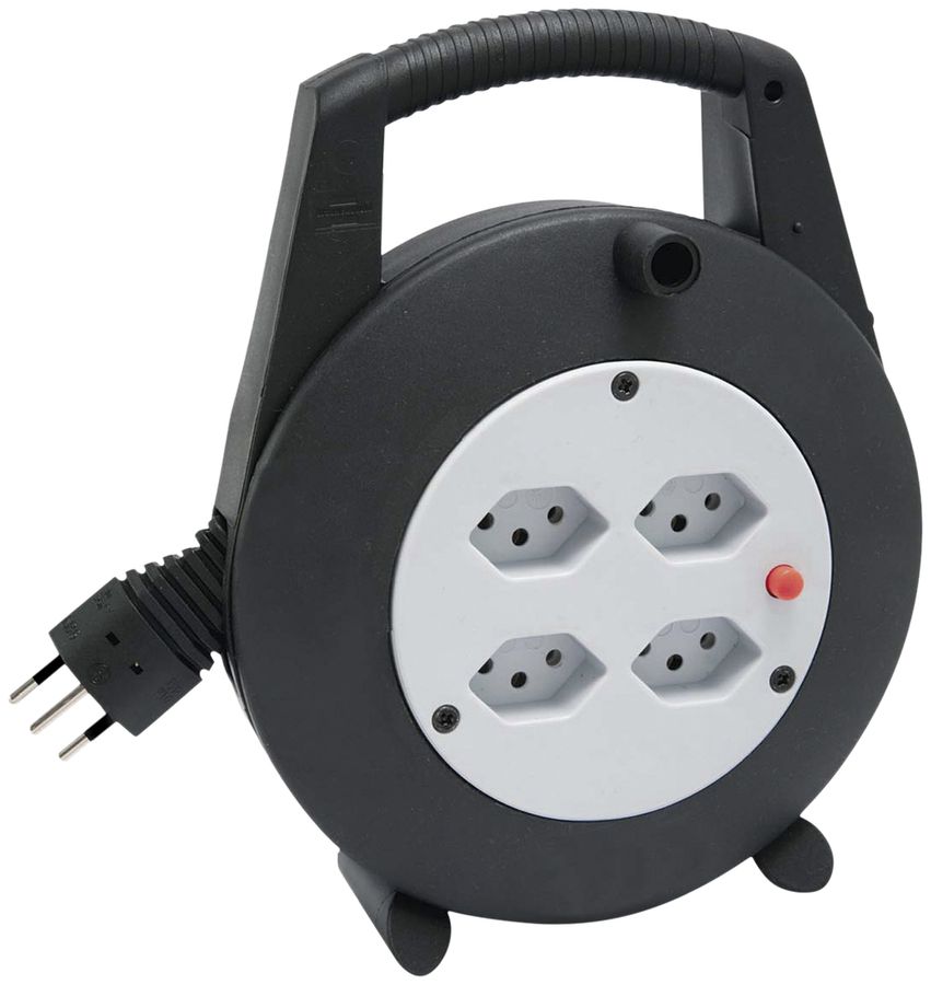 Dérouleur de câble Brennenstuhl Vario-Line 10m 4×T13 noir/gris clair