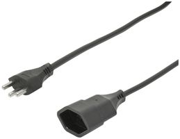 Verlängerung T23/T23 Td 5m 3×1.5mm² schwarz