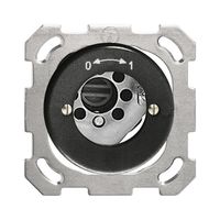 UP-Schwenktaster 0<->1 schwarz für Sicherheitsschloss, ohne Zylinder