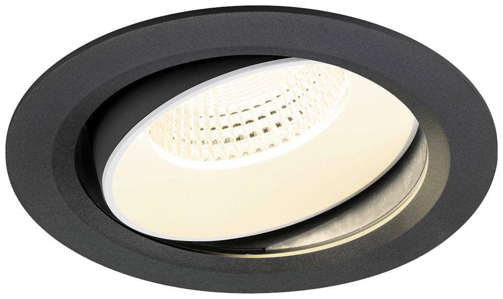 LED-Downlight SLV NUMINOS MOVE XL 24W 3800lm 4000K WB DALI Ø190×116mm sz/ws