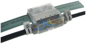 Abzweigdose Woertz für Flachkabel Power 5×2.5mm² flach 2×5P