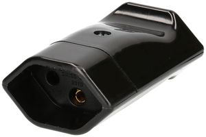 Kupplung MAX HAURI T13, L+N+PE 10A 250V Ø8.5mm schwarz