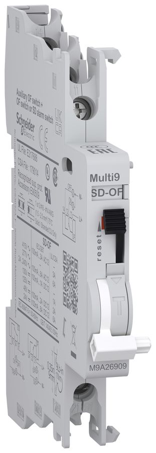 Interruttore aus./segn.a distan.AMD SE Multi9 SD-OF N40/C60 2C 6A 415VAC/130VDC