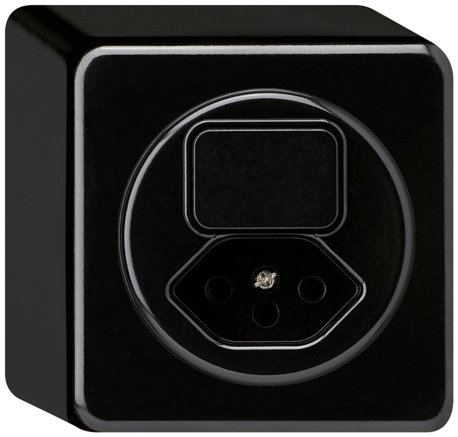 Combinazione AP basico 3+tipo 13 nero