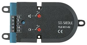 Haut-parleur de porte INC Siedle, système 6+n