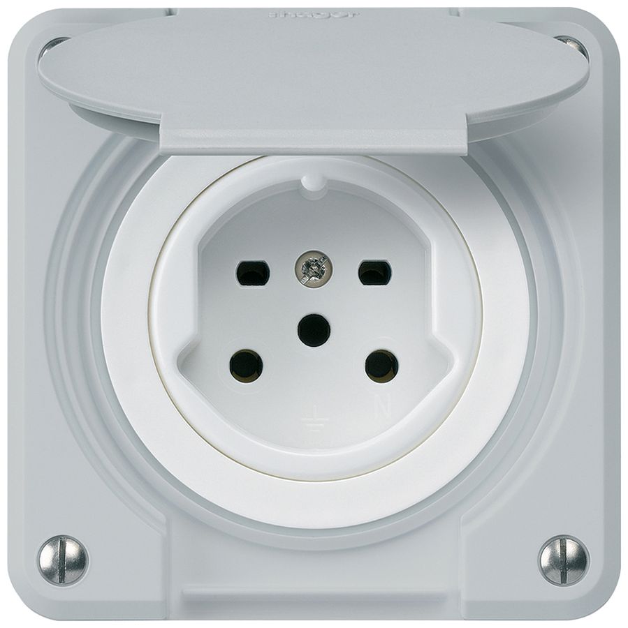 Prise ENC robusto type 15 gris