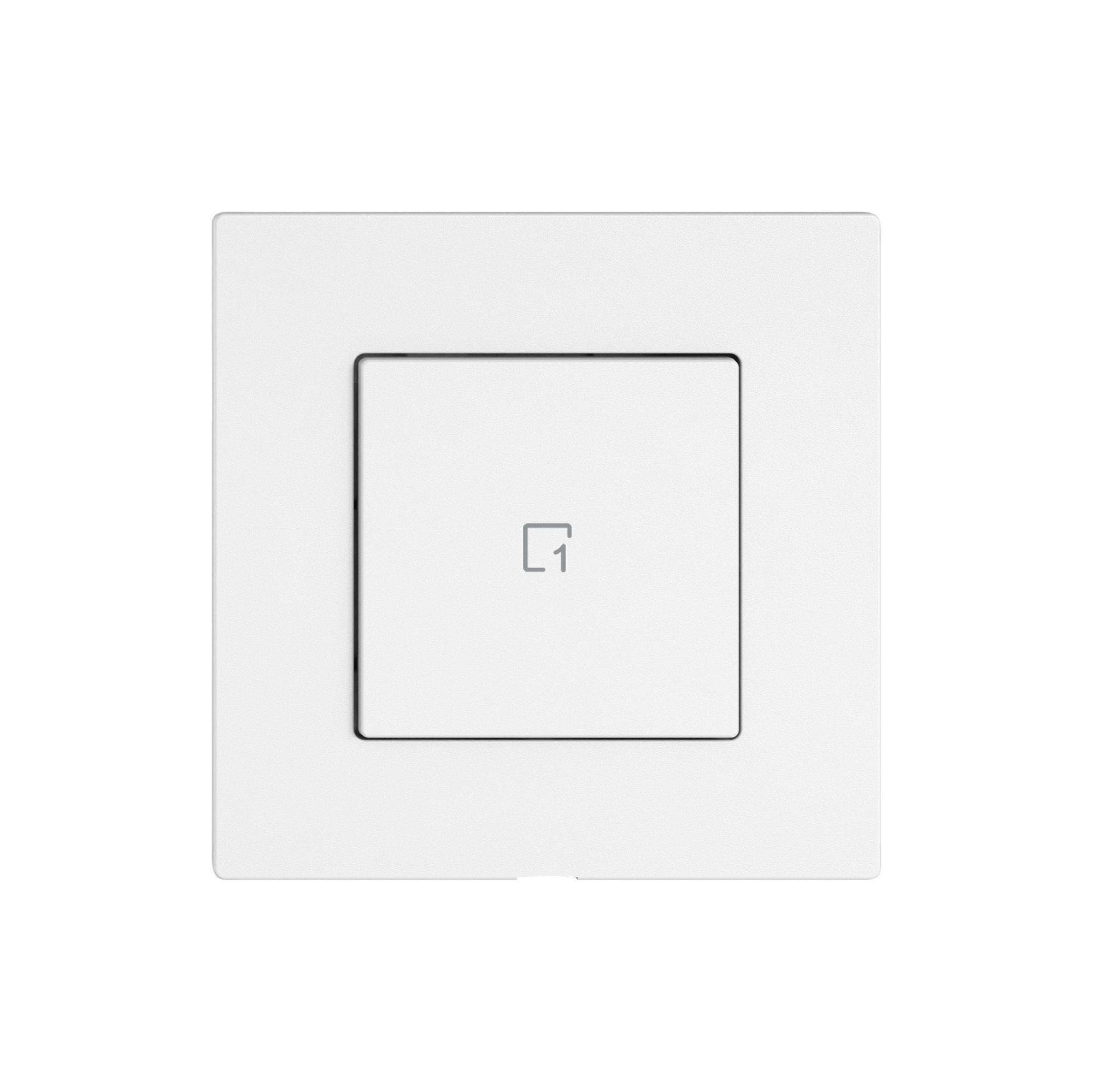 Kit de montage EDIZIO.liv Wiser SNAPFIX® p.poussoir scène 1 scène 1T bc