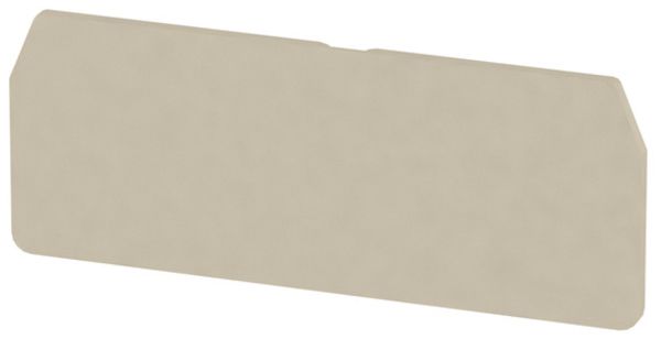 Paroi de fermeture/intermédiaire Weidmüller ZAP/TW 3 79.4×30.5mm beige