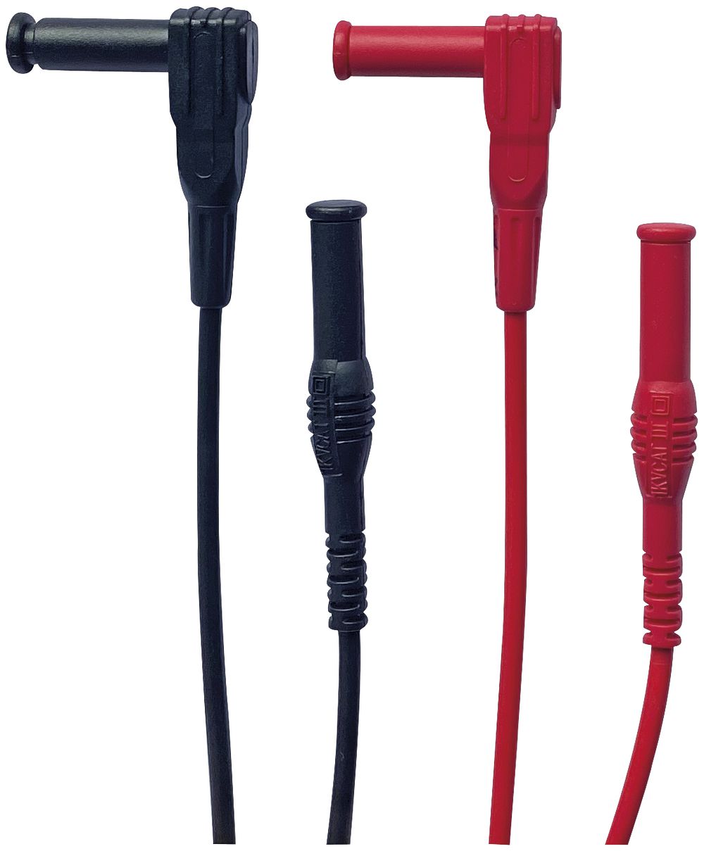 Messleitungs-Set CIMCO Bananenstecker 1000V max.16A 1m schwarz/rot