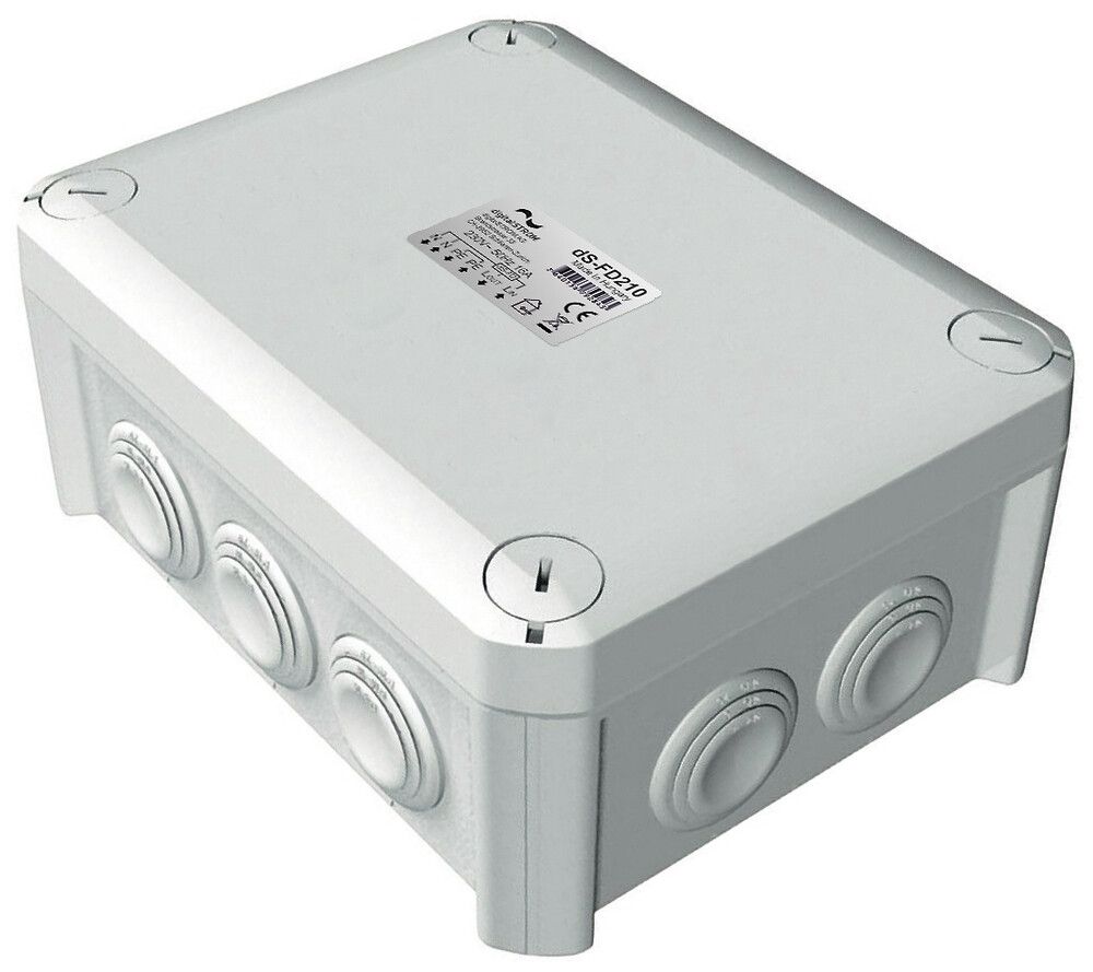 Filtre AP digitalSTROM dS-FD210, 16A/230VAC, 150×120×70mm