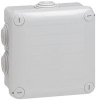 Scatola di derivazione AP PLEXO 105×105mm vuota grigio