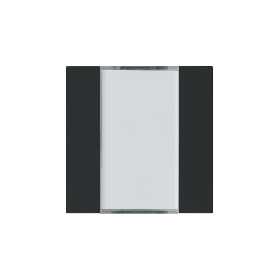 Frontset Hager kallysto 2×KNX systemlink/easylink schwarz