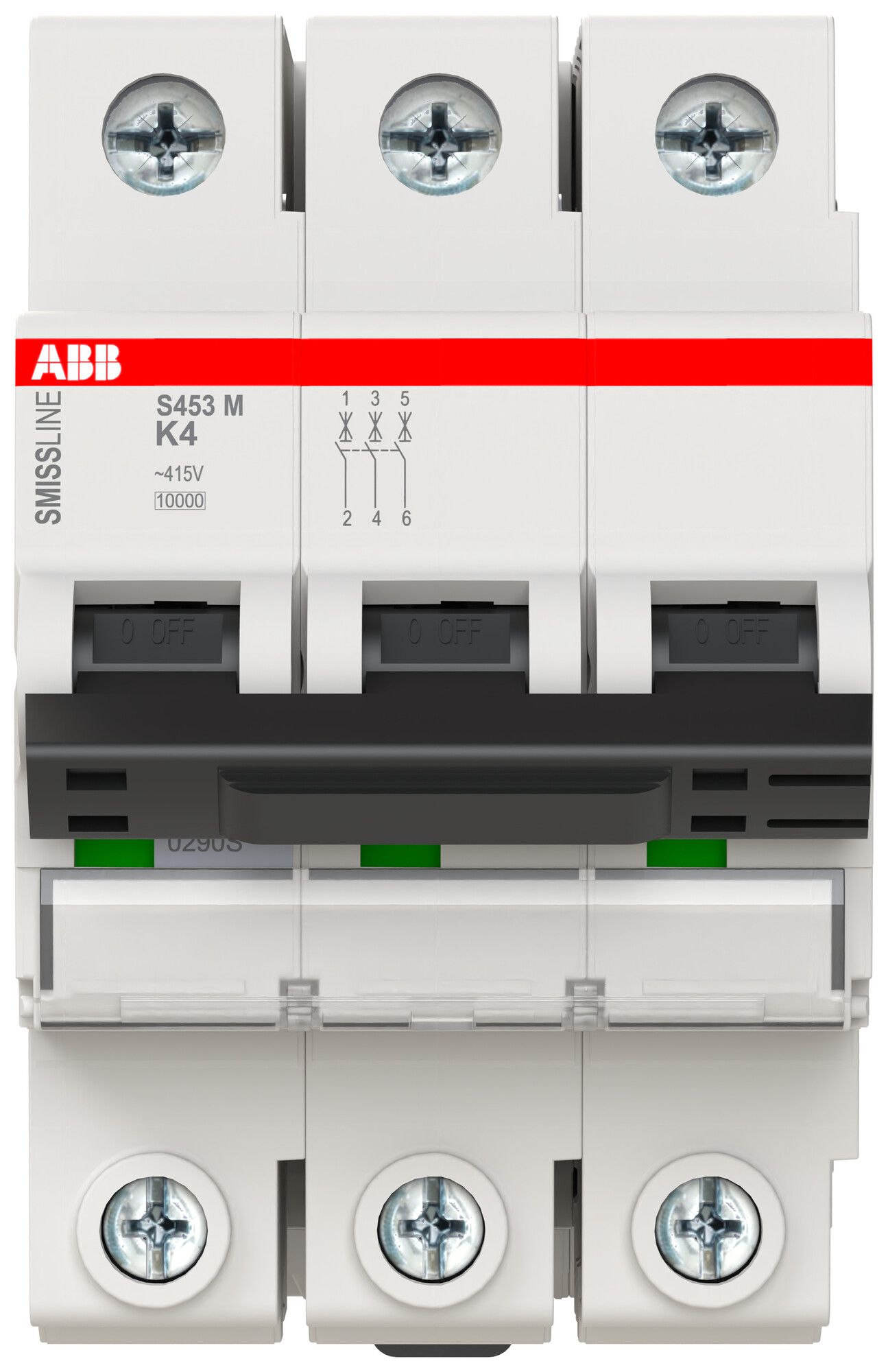 Leitungsschutzschalter SMISSLINE CLASSIC 3×4 K 25kA