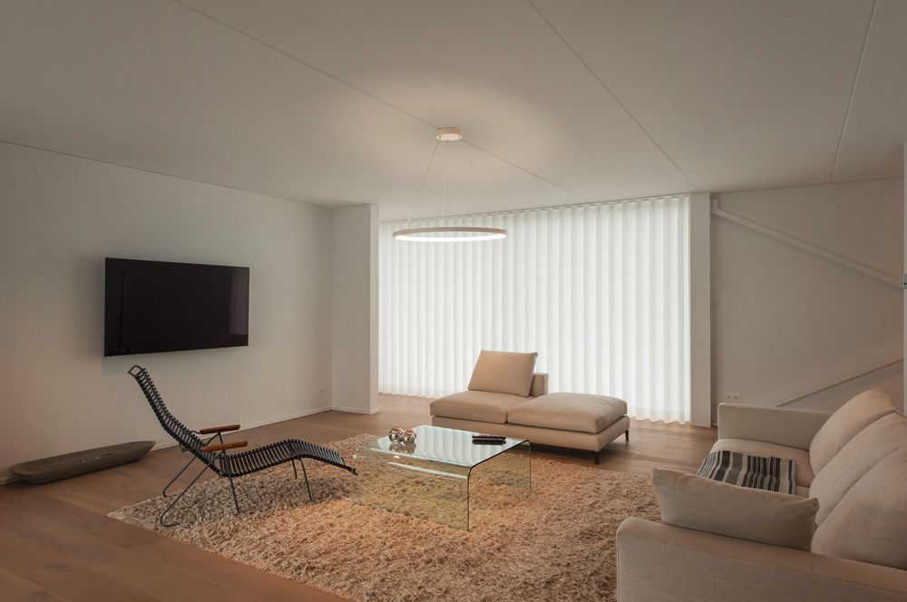 Lampada sospesa LED SLV ONE 80 DALI 35W 2200lm 3000/4000K Ø800×30mm bianco