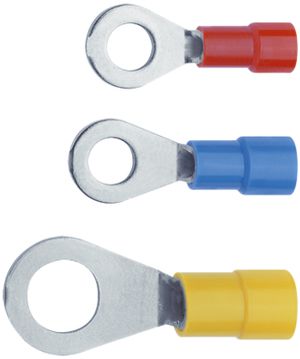 Quetschkabelschuh Ferratec M5 >2,5-6mm² isoliert Cu-Sn