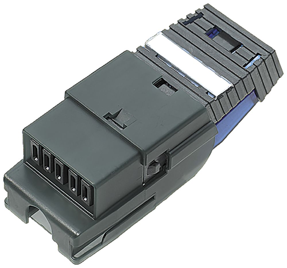 Rundkabel-Adapter Hager 5P schwarz