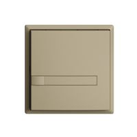 Pulsante KNX RGB EDUE, 250mW, s.LED, c.inserto carta, 1×pulsante, 1×tasto, sa