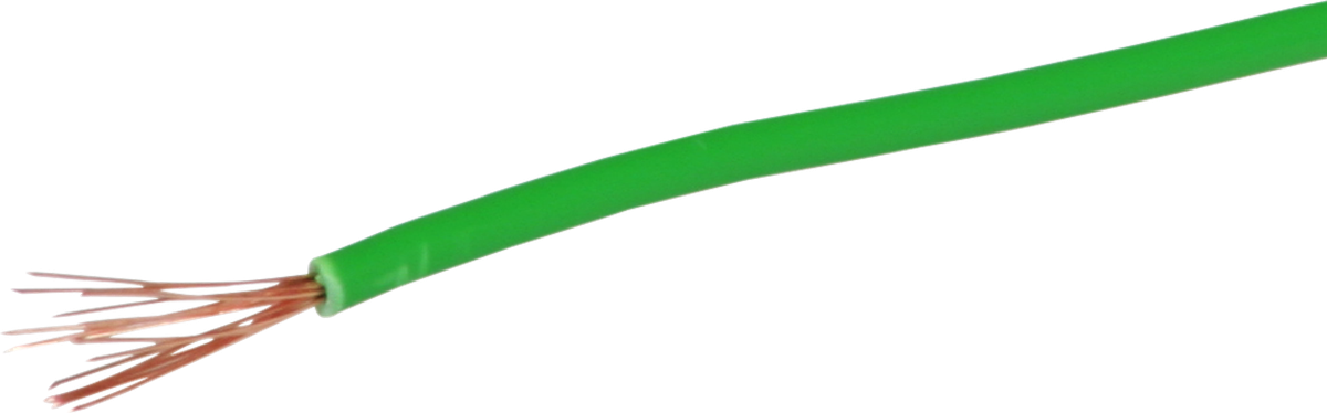 T-Litze 0.5mm² grün Eca, Spule à 200m