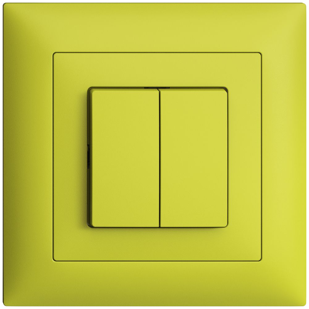 UP-Schalter EDIZIOdue 1/3+3/1P lemon