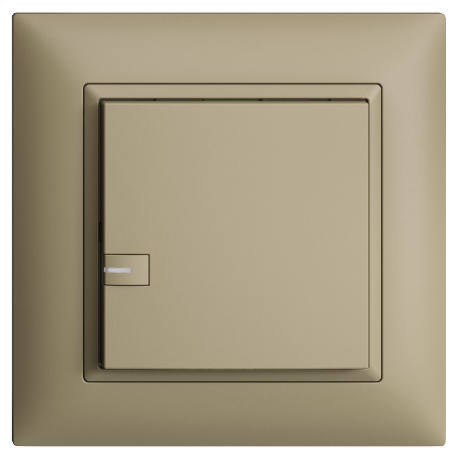 Poussoir KNX RGB ENC EDUE FMI, 250mW, a.LED RGB, 1×poussoir, comm.1×touche, sa