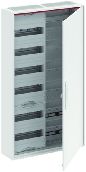 AP-Kleinverteiler ABB CA 26VM, 2-Feld 6-reihig 72TE + Media, Tür