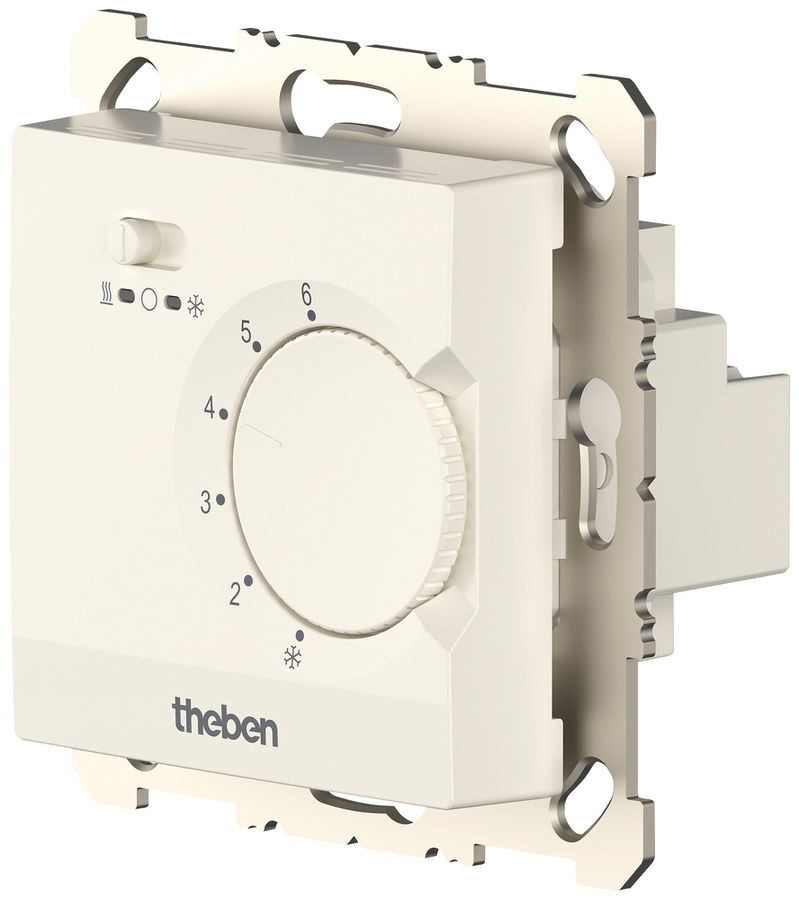 Termostato ambiente INC Theben RAMSES 748 S 230V AC 5…30°C 10A 71×71mm bianco