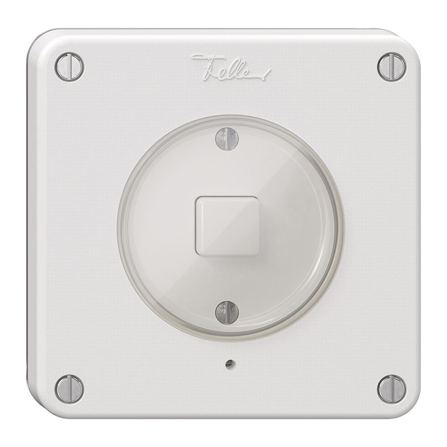 Druckschalter 1K/1T NEVO Wiser N.CO weiss