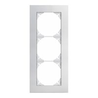 Abdeckrahmen EDIZIOdue prestige 3×1 aluminium