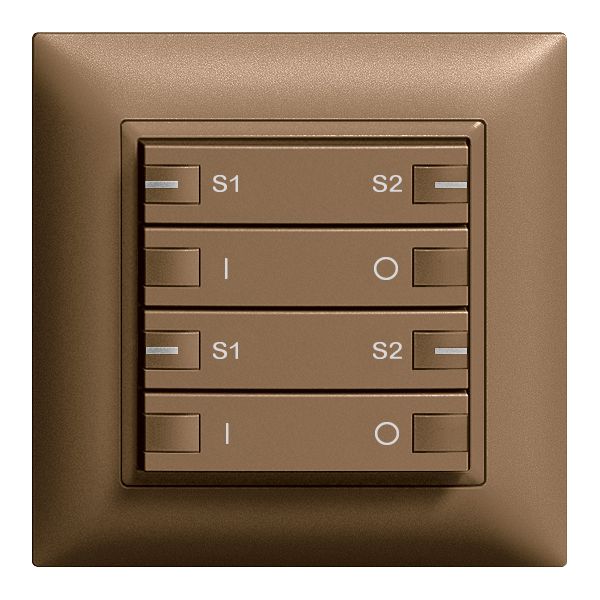 Tasto INC ZEP ON-OFF scena 2c/4t staz.centr/sec. EDIZIOdue coffee