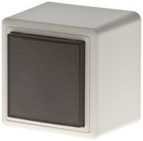 AP-Blitzleuchte EDIZIOdue rauch-topas 230VAC Hugentobler Typ 16 flach