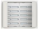 Distributeur ENC ABB ComfortLine 5 rangées 240UM avec porte 1115×864×125mm