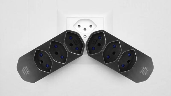 Fiche multiple A. Steffen MANTA 10A 3×T13 + 1×USB-C PD noir