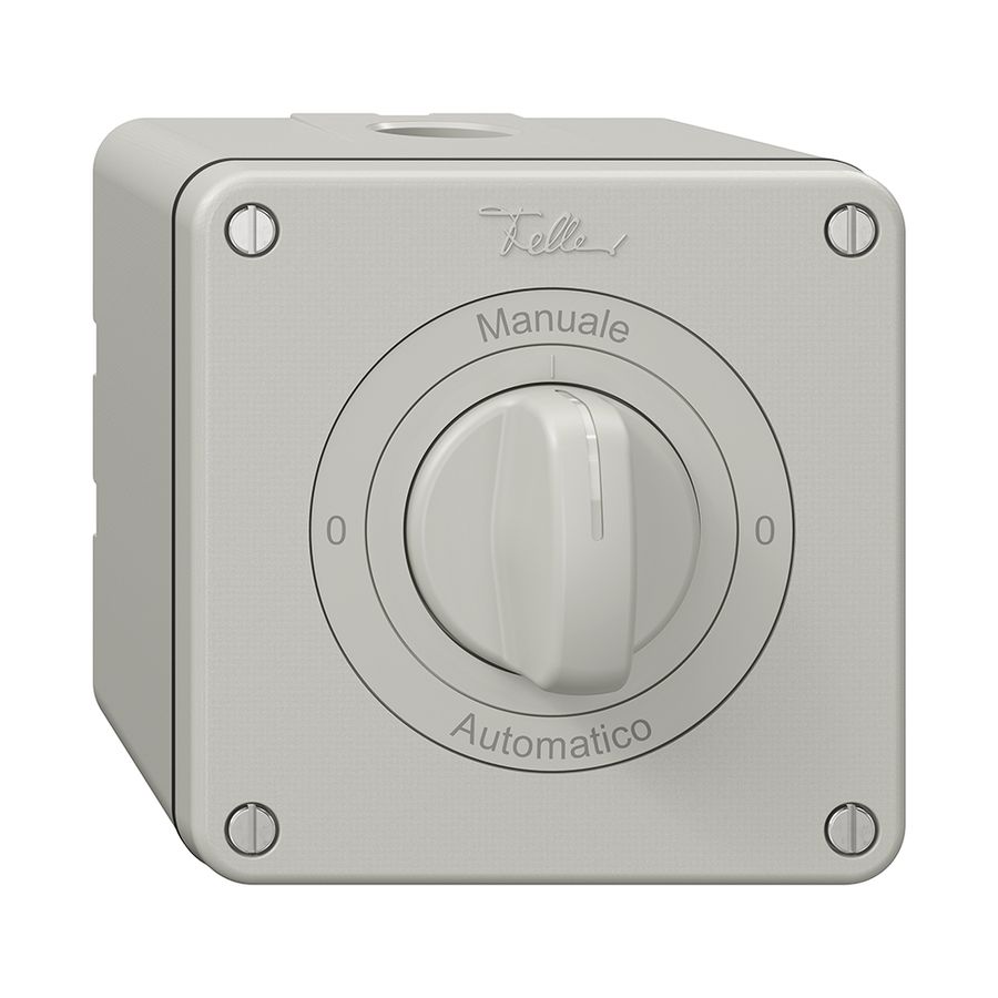 Interrupteur rotatif NAP NEVO, 2/1 L, a.manette, KS, 0-Manuale-0-Automatico, grc