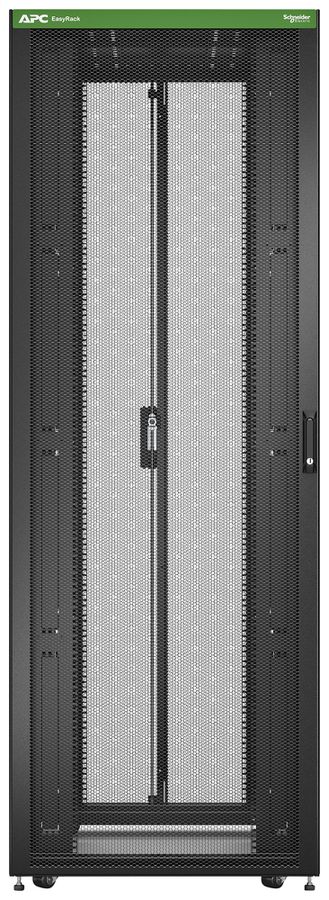 Netzwerkschrank Easy Rack 800mm/48HE/1200mm mit Boden schwarz
