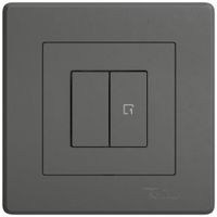 UP-Bedienaufsatz zu Druckschalter EDIZIO.liv Wiser SNAPFIX® 1K Sz.WLAN 2T dgu