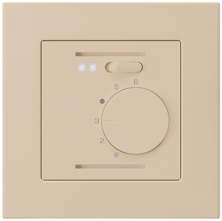 Termostato ambiente INC kallysto.pro beige per riscaldamento pavimento
