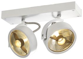 Deckenleuchte SLV KALU QPAR, 2×GU10 75W IP20 mattweiss