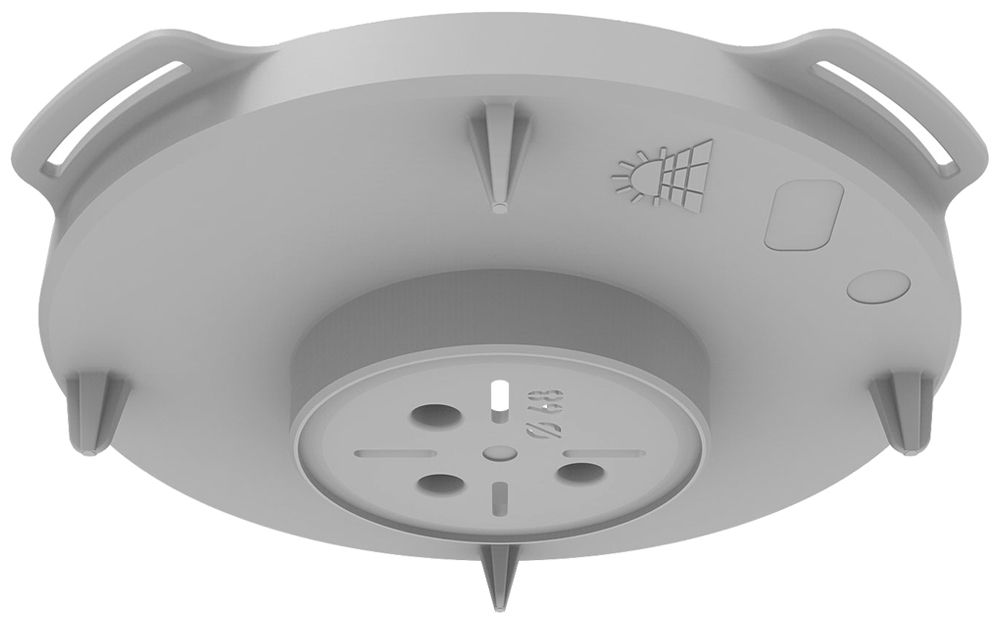 Elemento frontale Spotbox Mini Flex Ø68mm per calcestruzzo in opera grigio