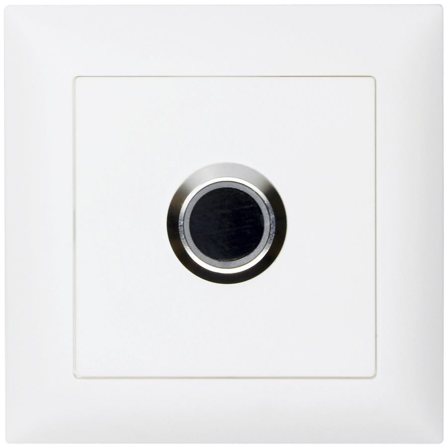 Poussoir IR ENC BSW EDIZIOdue blanc 12/24VDC, LED bl/vt